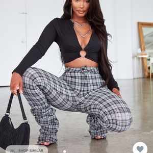 Stacked pants exactly like these